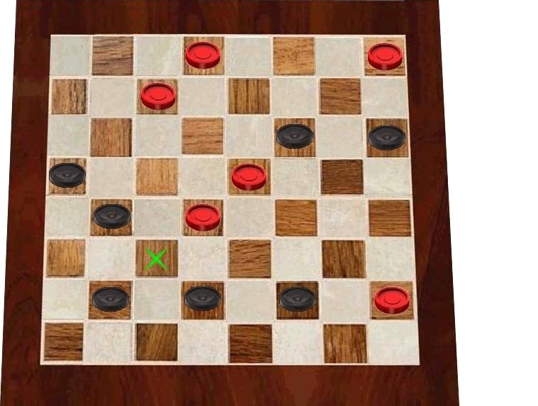 Red to play and remove all the Black pieces in 9 moves Puzzle #3 (may be slow to load)